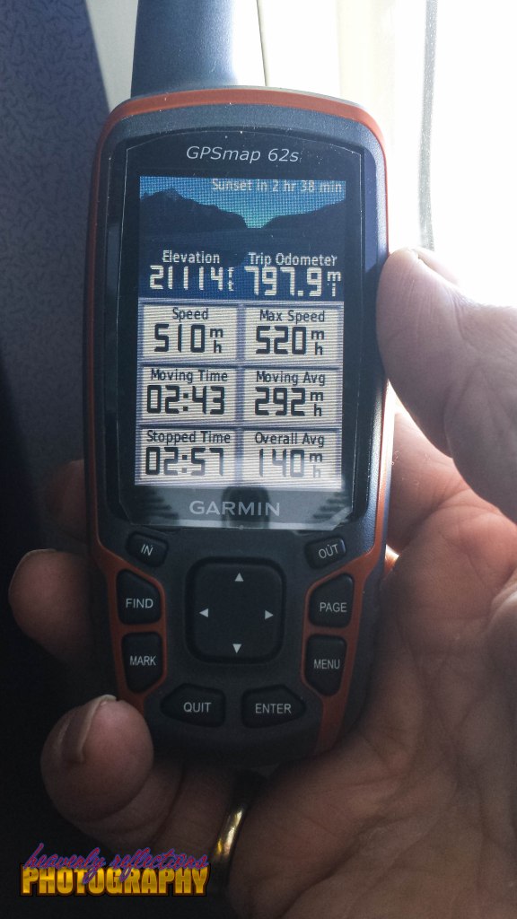 I think the cabin pressure had the altitude messed up.